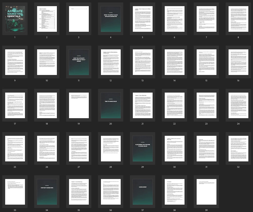 Affiliate Marketing Essentials