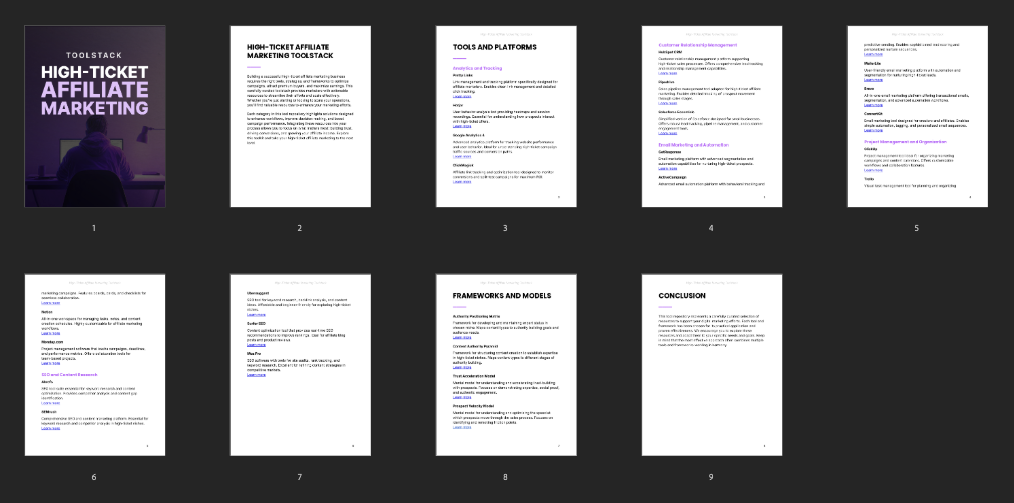 High-Ticket Affiliate Marketing - Toolstack