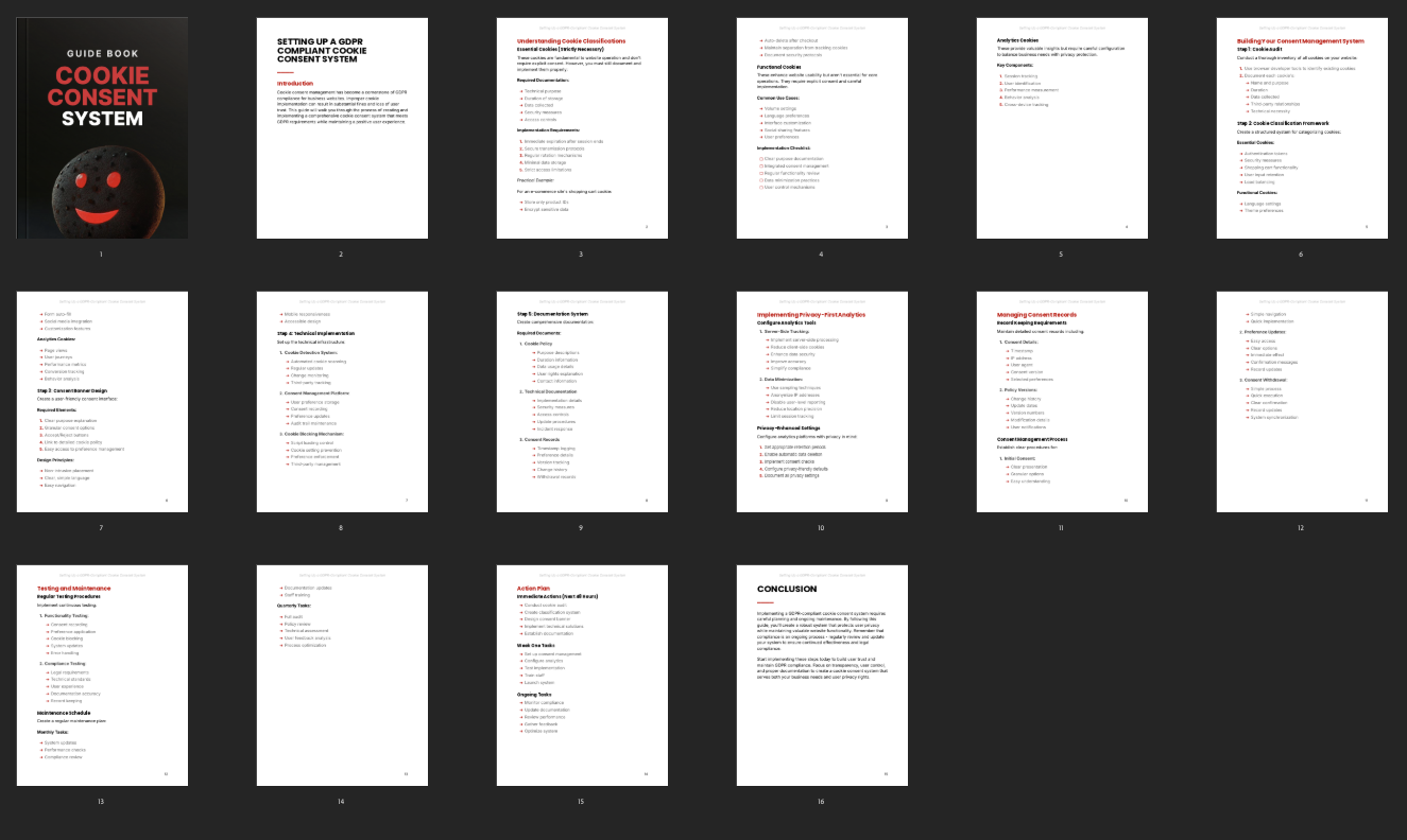 Setting Up a GDPR Compliant Cookie Consent System