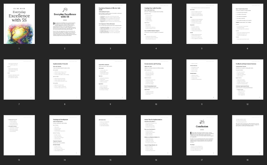 Everyday Excellence with 5S