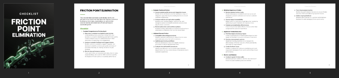 Friction Point Elimination