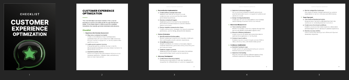 Customer Experience Optimization