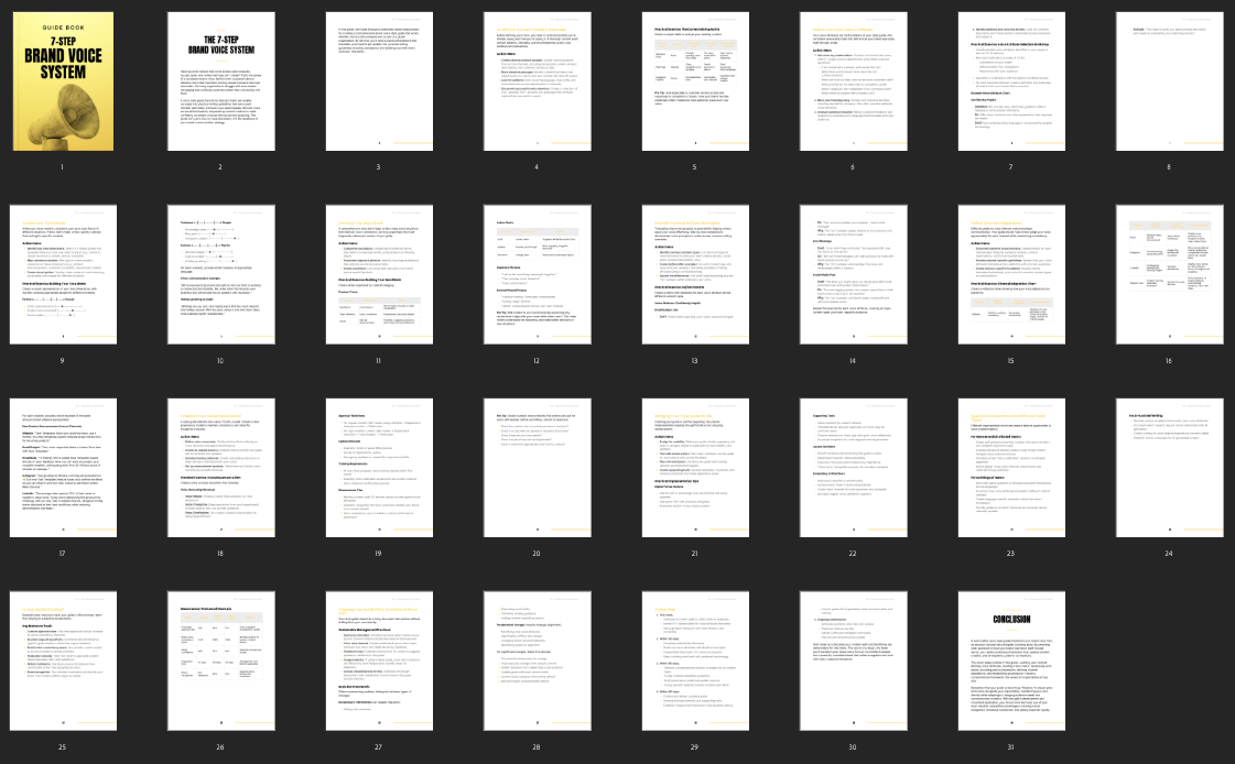 The 7-Step Brand Voice System