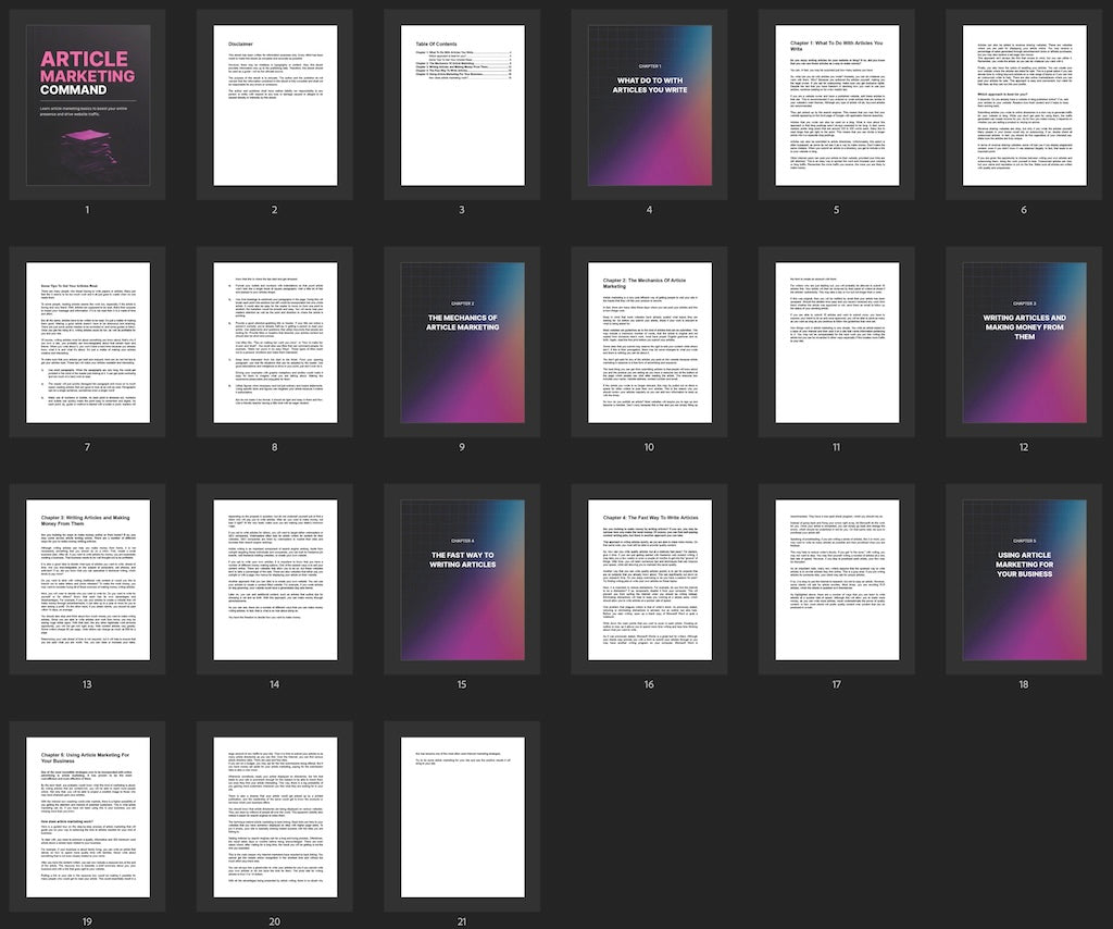 Article Marketing Command