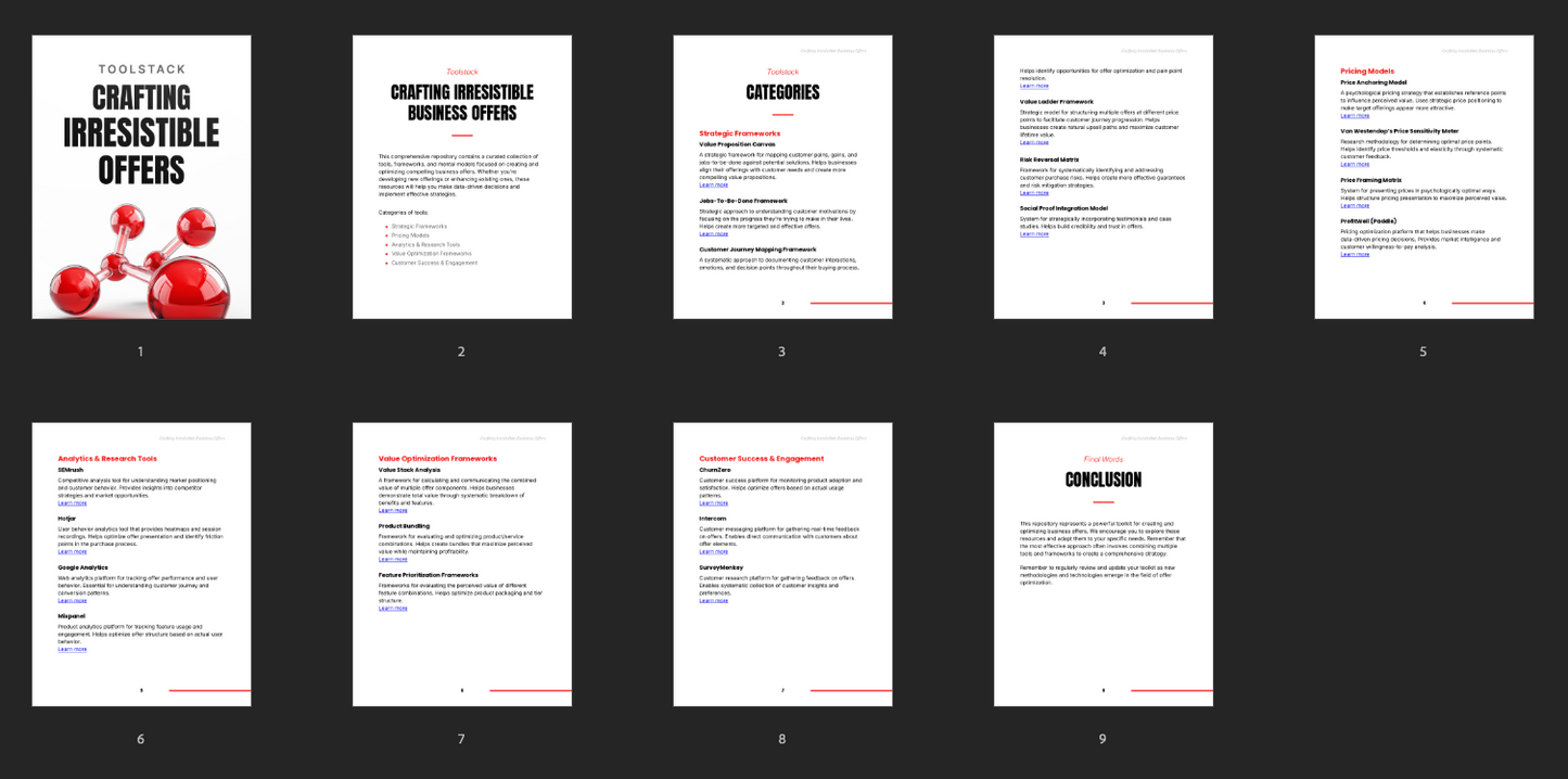 Crafting Irresistible Business Offers