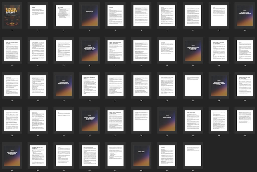 Coaching Business Success