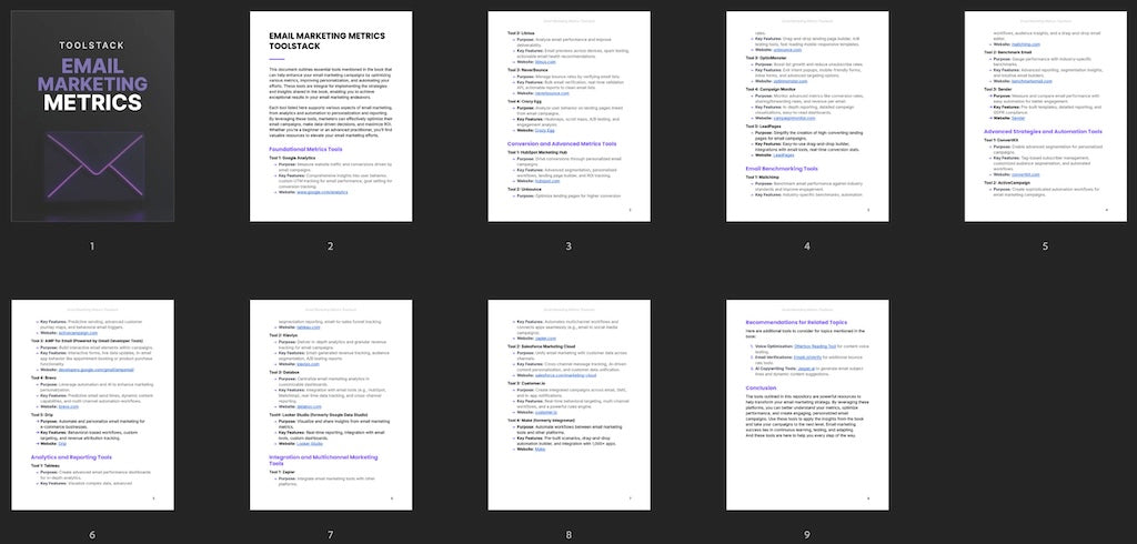 Email Marketing Metrics - Toolstack