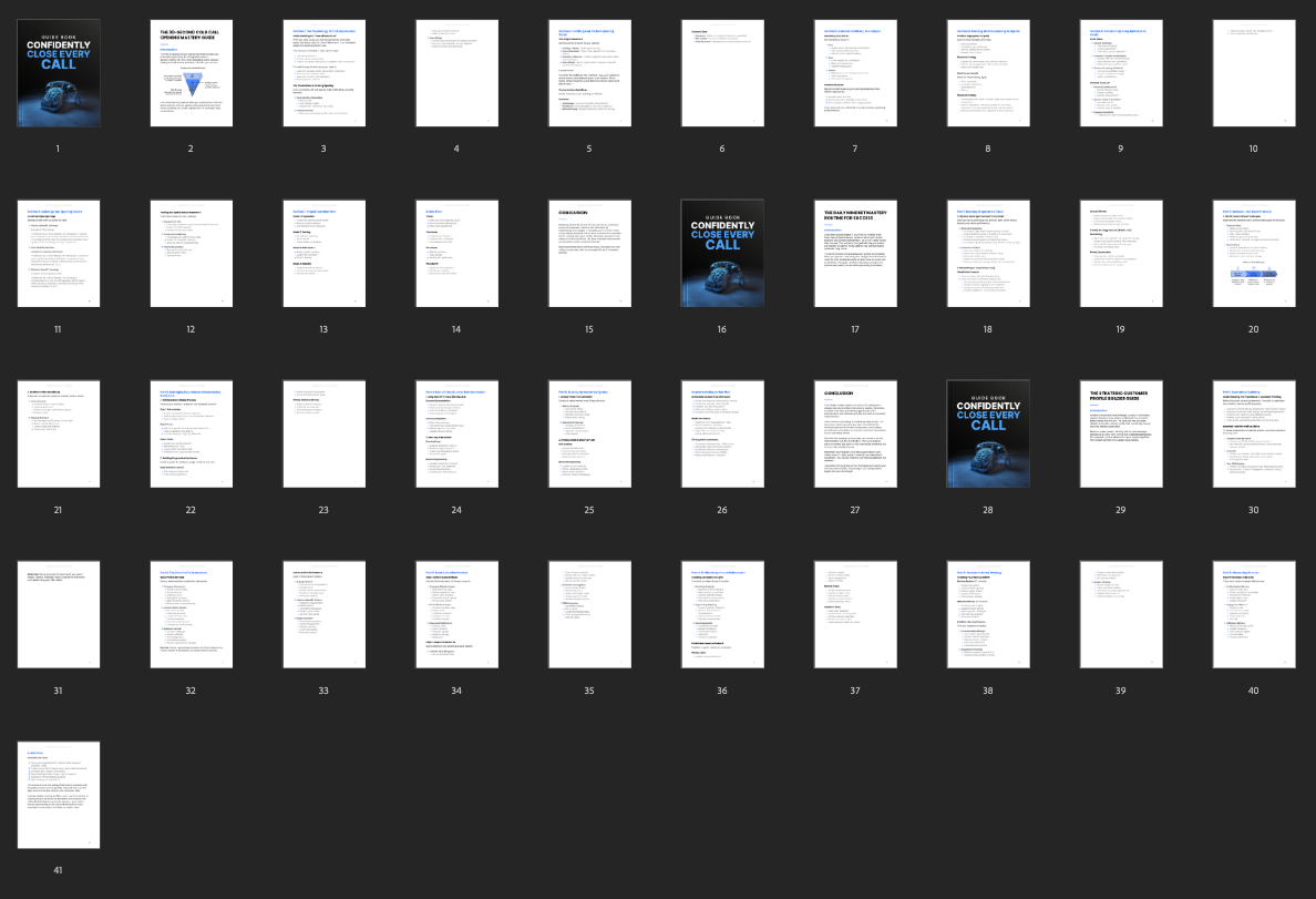 Confidently Close Every Call - Guide