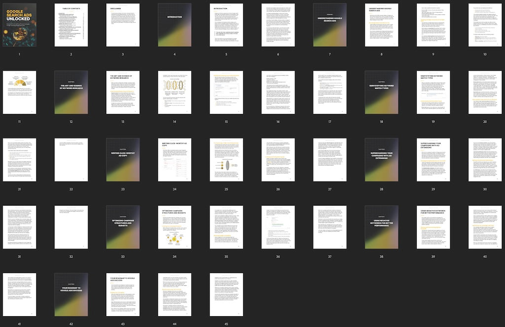 Google Search Ads Unlocked - Ebook