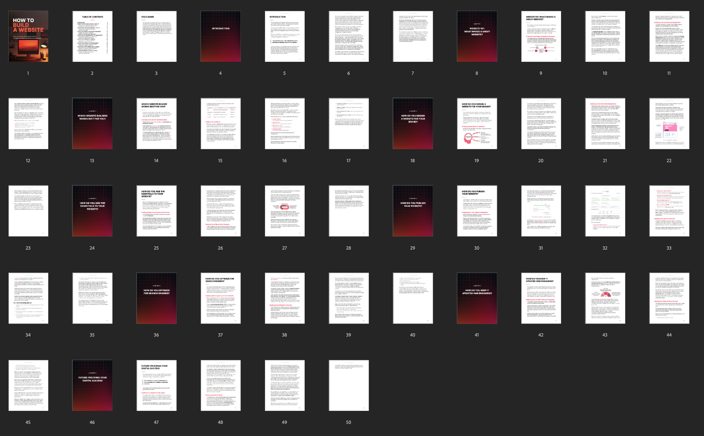 How to Build a Website - Ebook