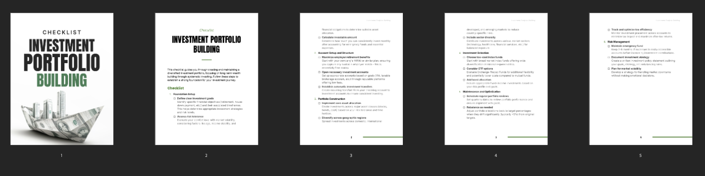 Investment Portfolio Building