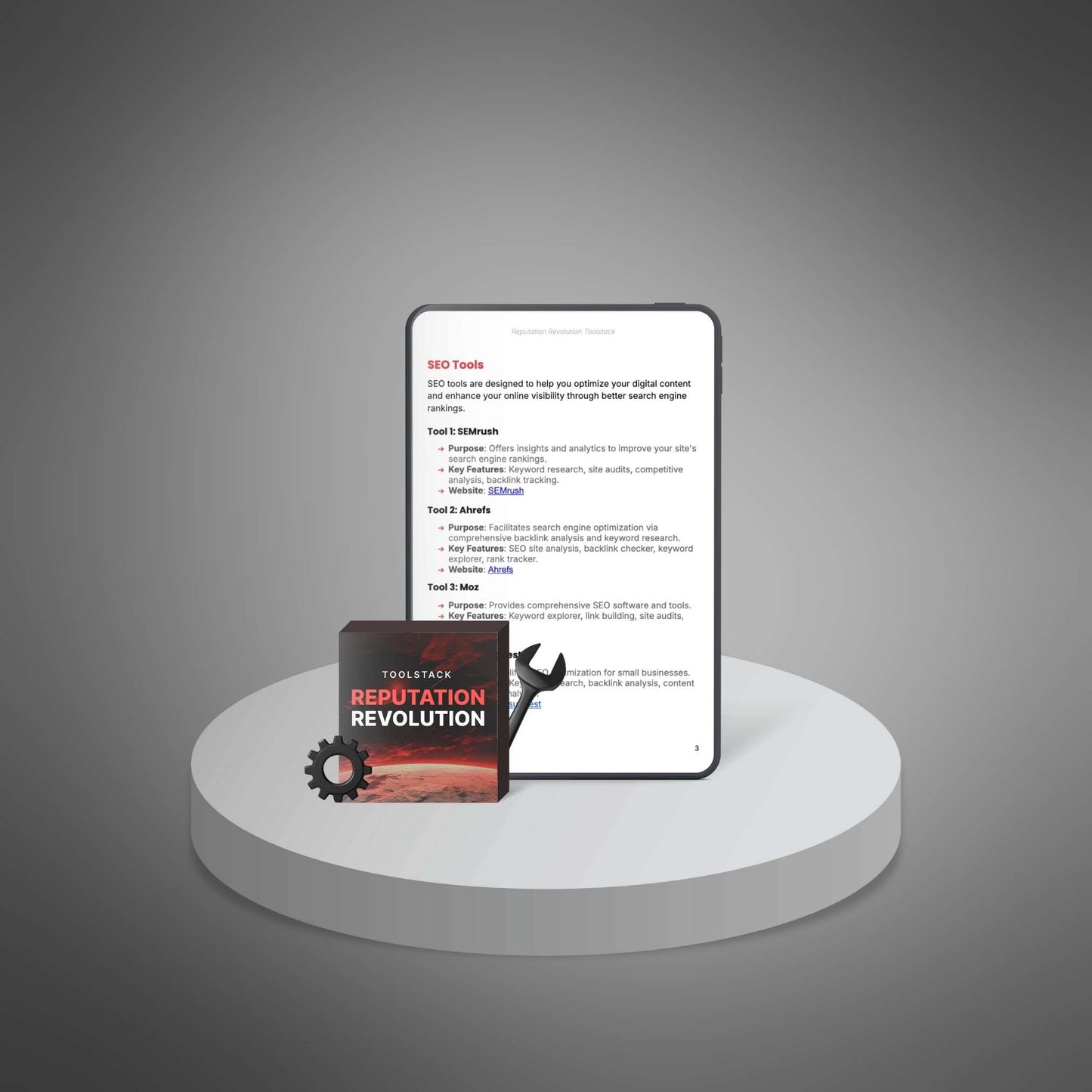 Reputation Revolution - Toolstack