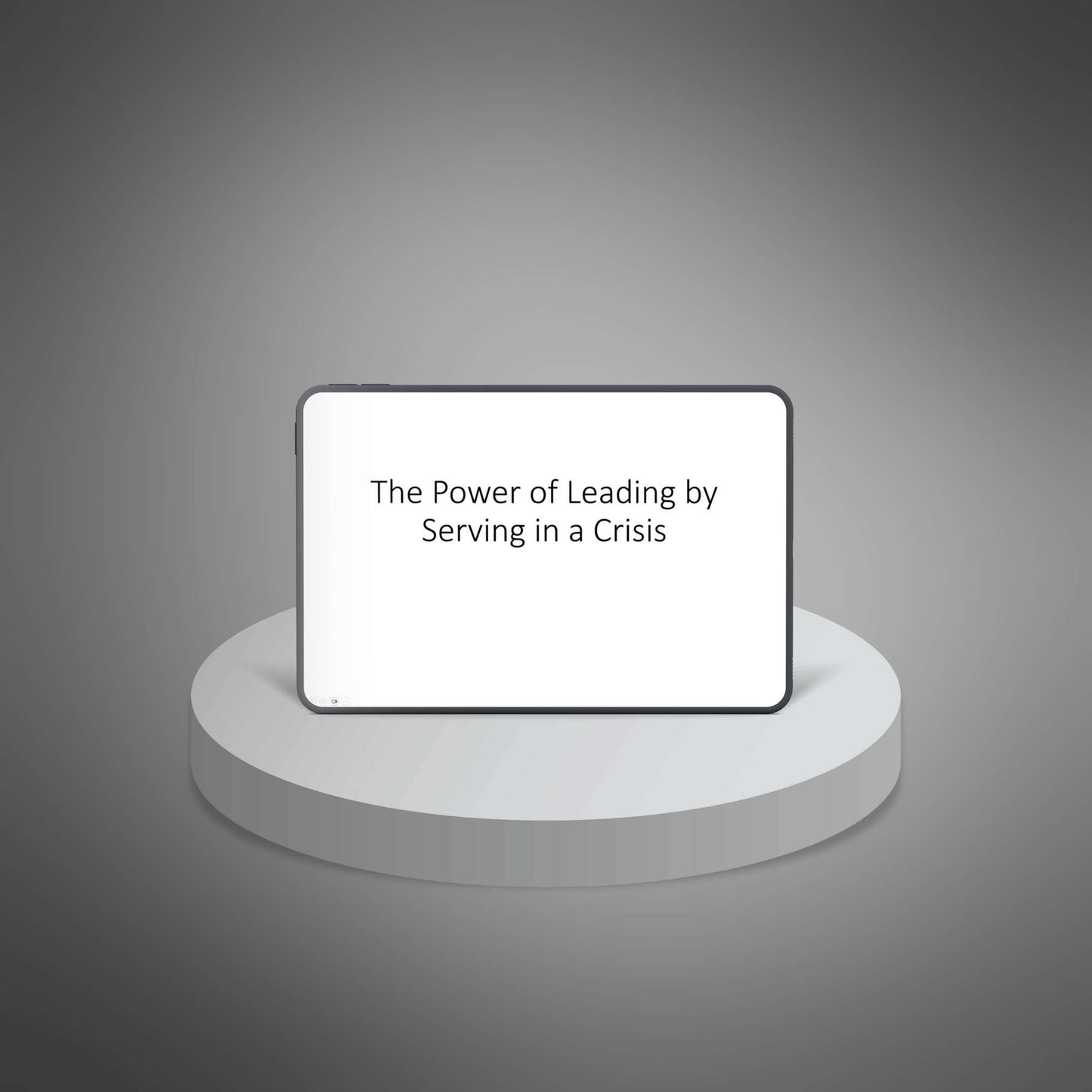 The Art of Servant Leadership