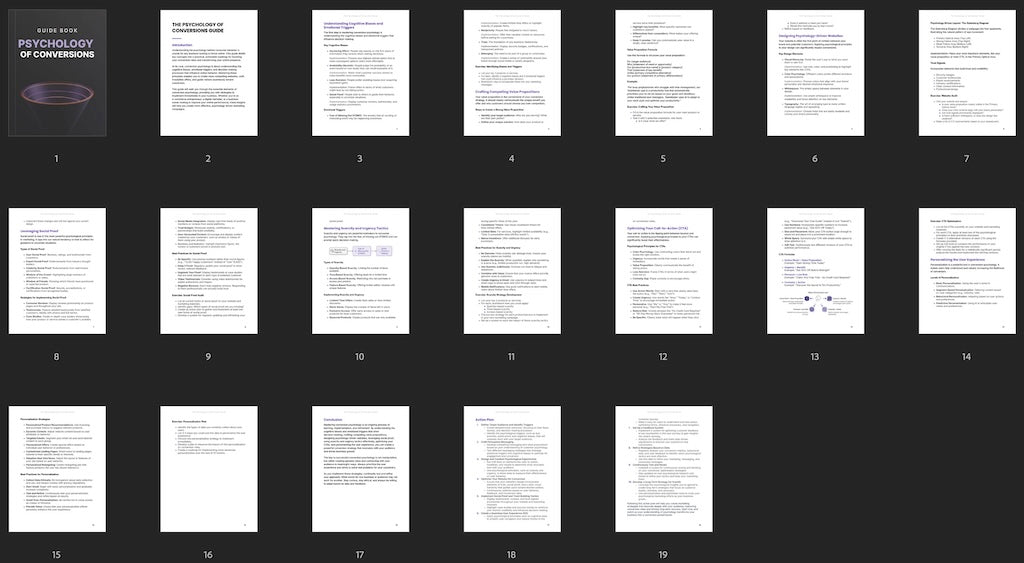 The Psychology of Conversions - Guide