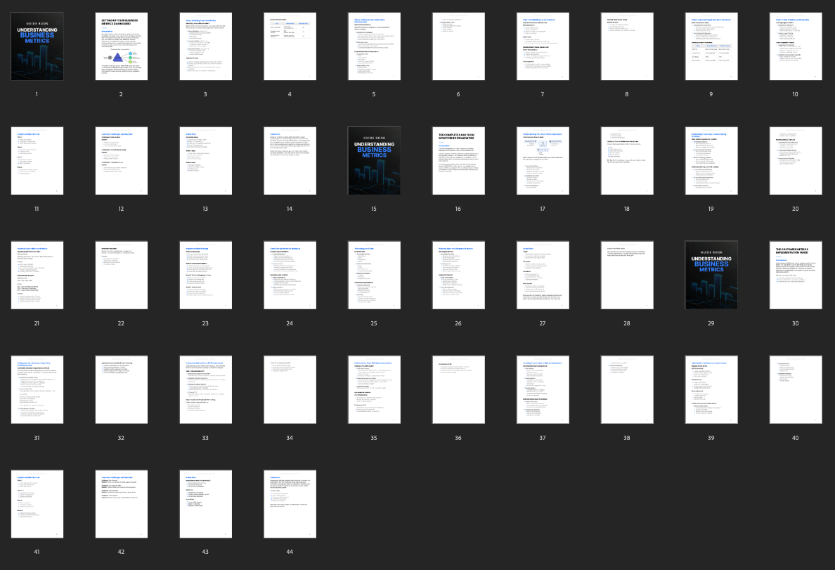 Understanding Business Metrics - Guide
