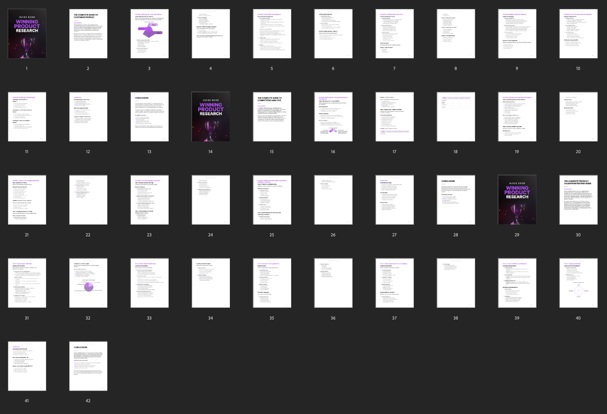 Winning Product Research - Guide
