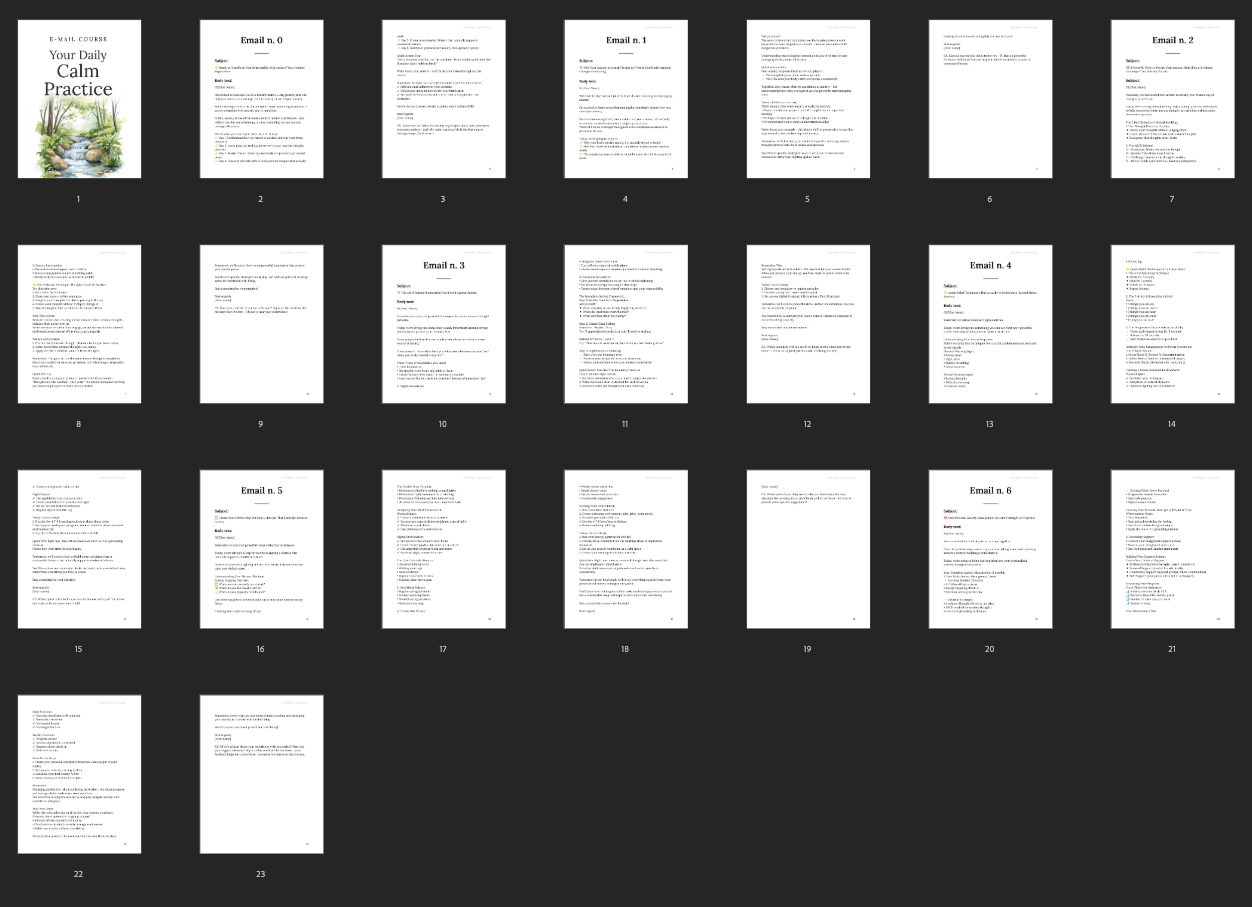 Your Daily Calm Practice