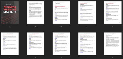 Business Websites Mastery - Toolstack