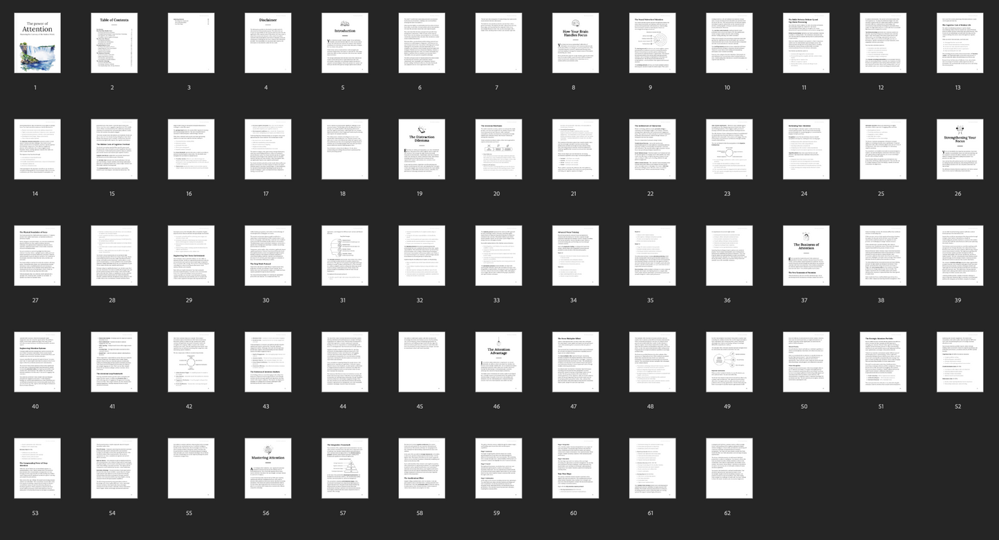 The Power of Attention - Ebook