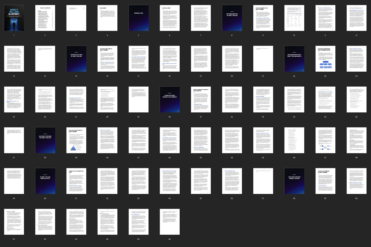 Direct Selling Blueprint