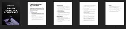 Publish Your Content with Confidence