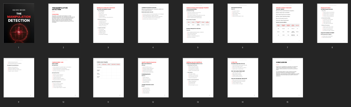 The Manipulation Detection