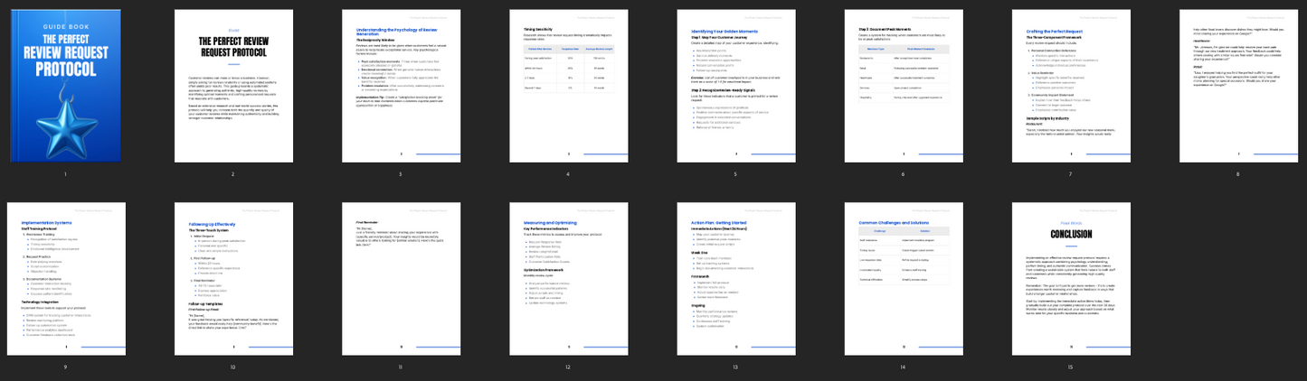 The Perfect Review Request Protocol