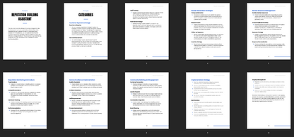 Reputation Building Assistant