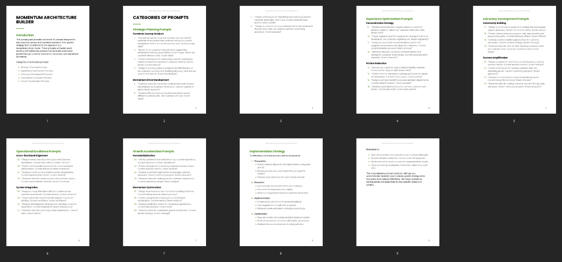 Momentum Architecture Builder