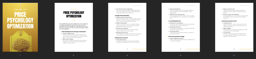 Price Psychology Optimization