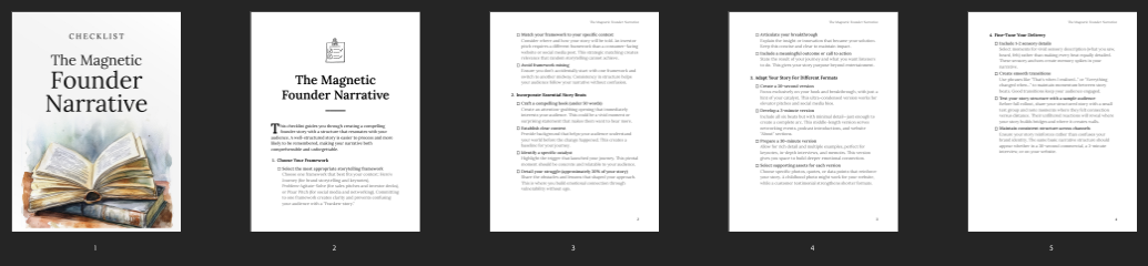 The Magnetic Founder Narrative