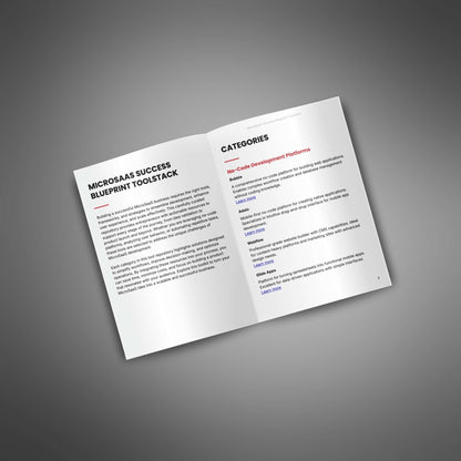 MicroSaaS Success Blueprint - Toolstack