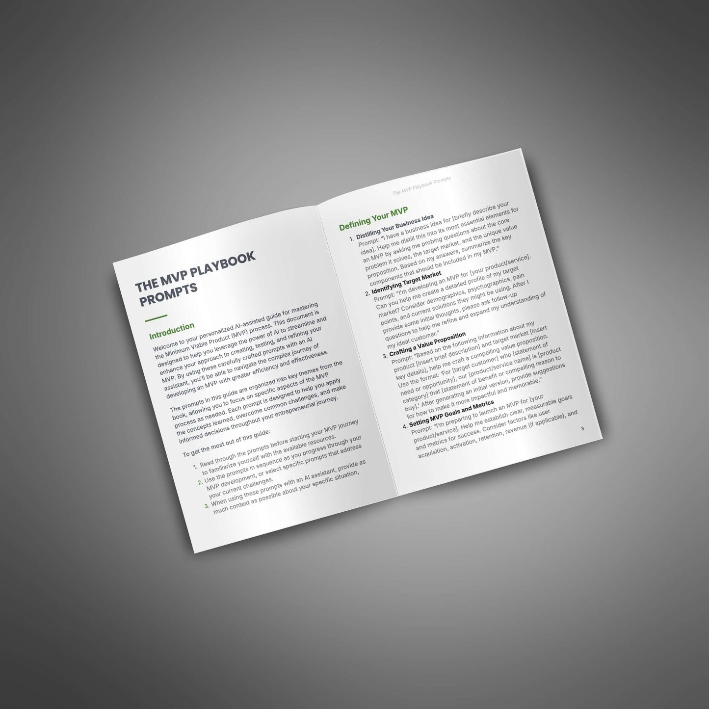 The MVP Playbook - Prompts