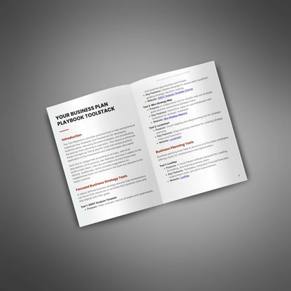 Your Business Plan Playbook - Toolstack