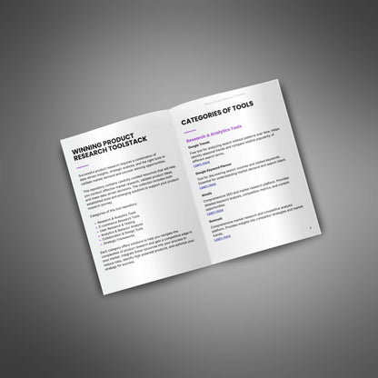 Winning Product Research - Toolstack