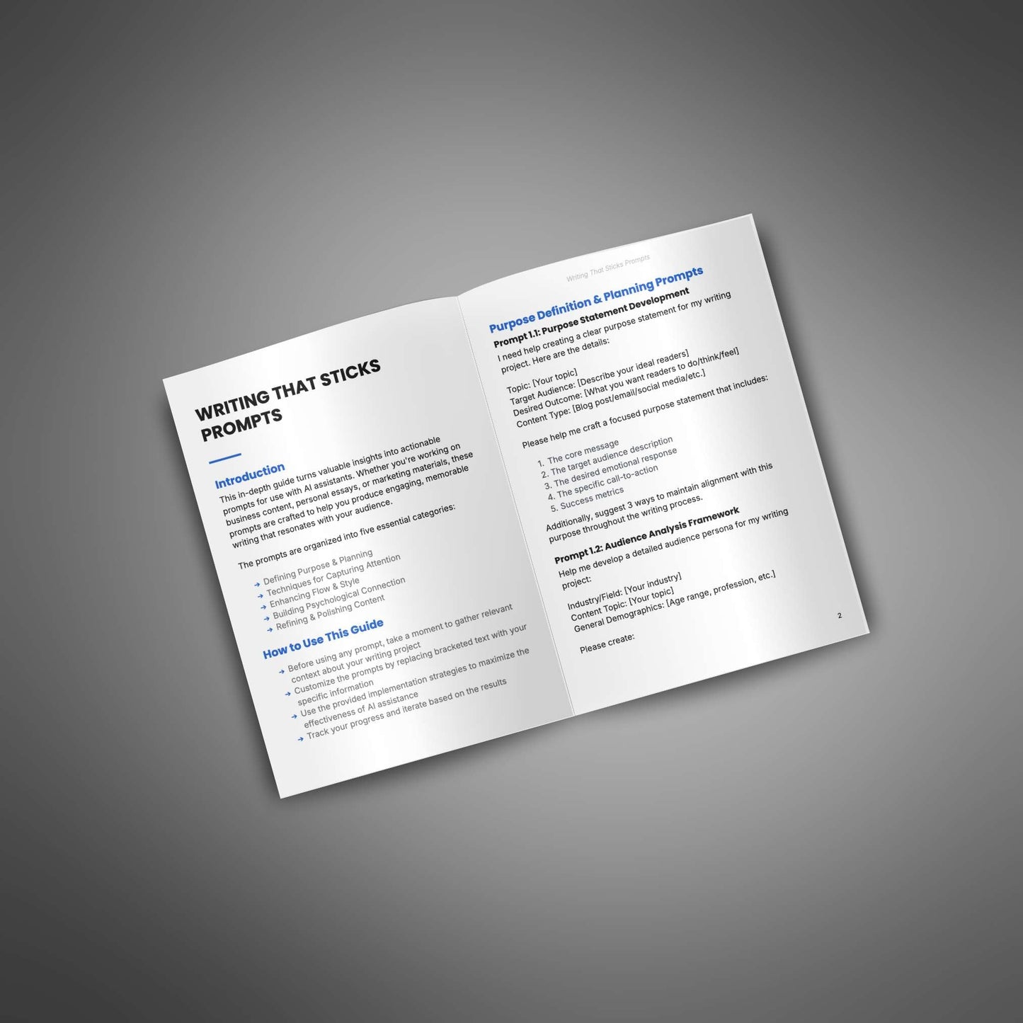 Writing That Sticks - Prompts