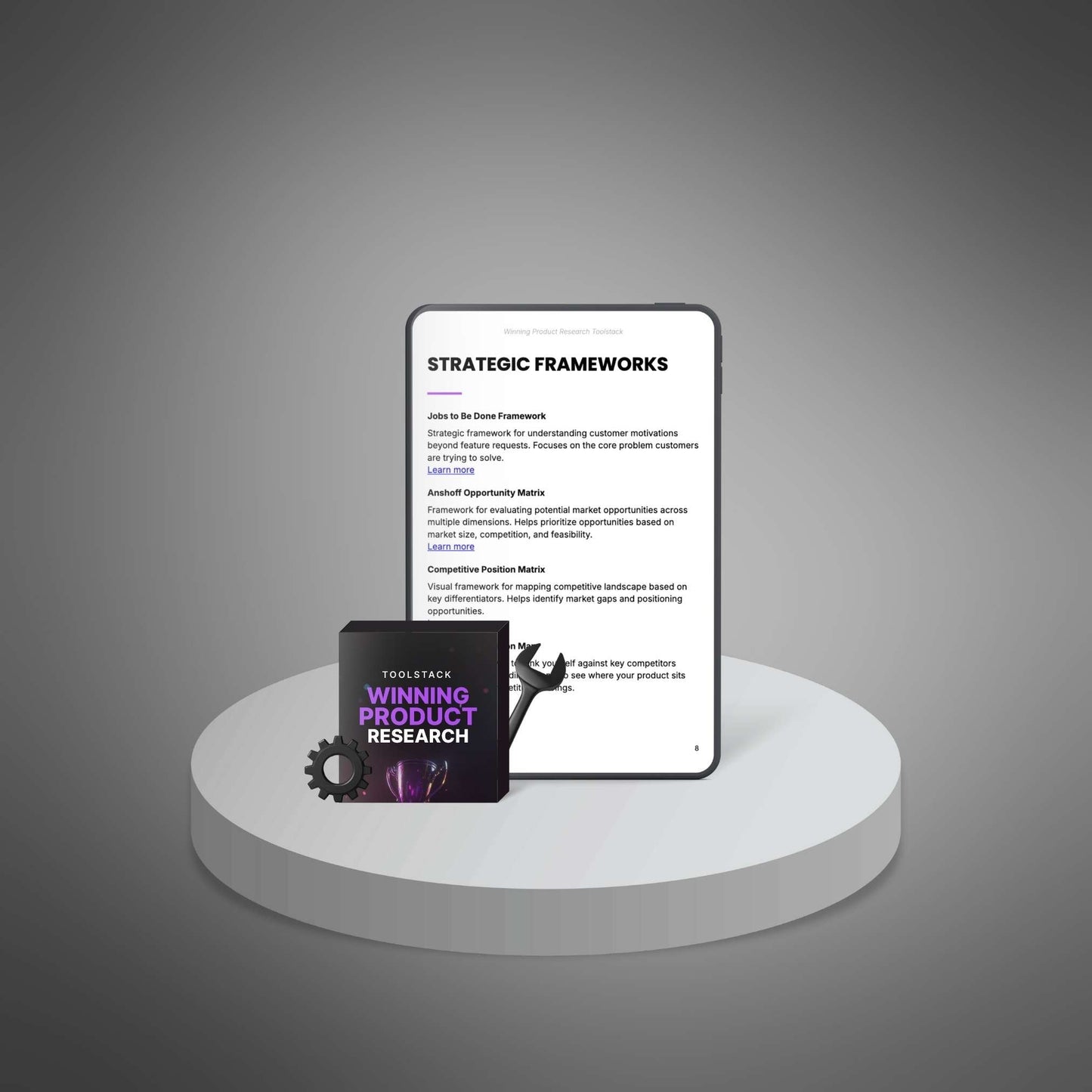 Winning Product Research - Toolstack