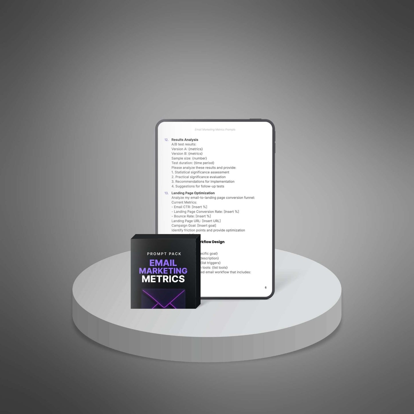 Email Marketing Metrics - Prompts