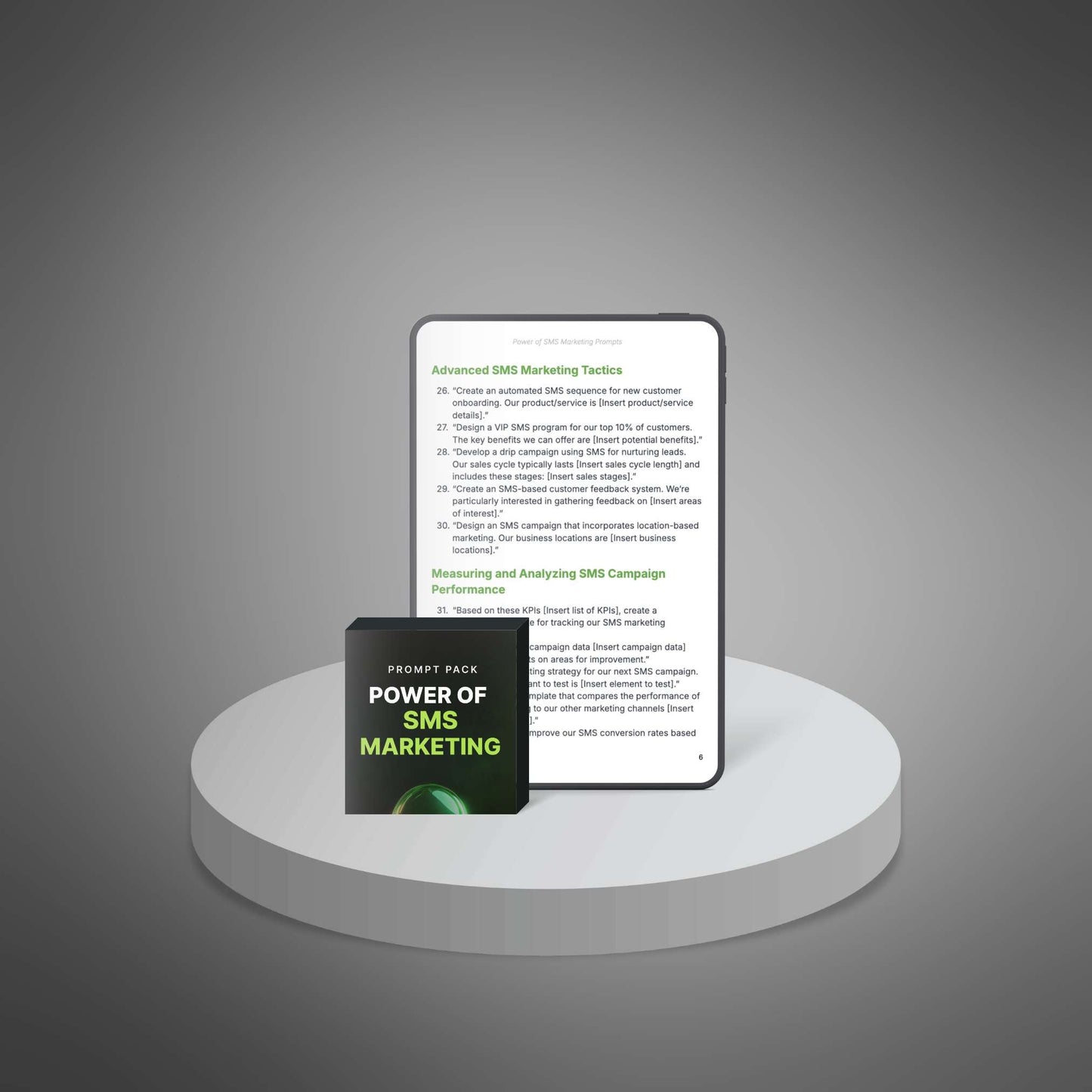 Power of SMS Marketing - Prompts