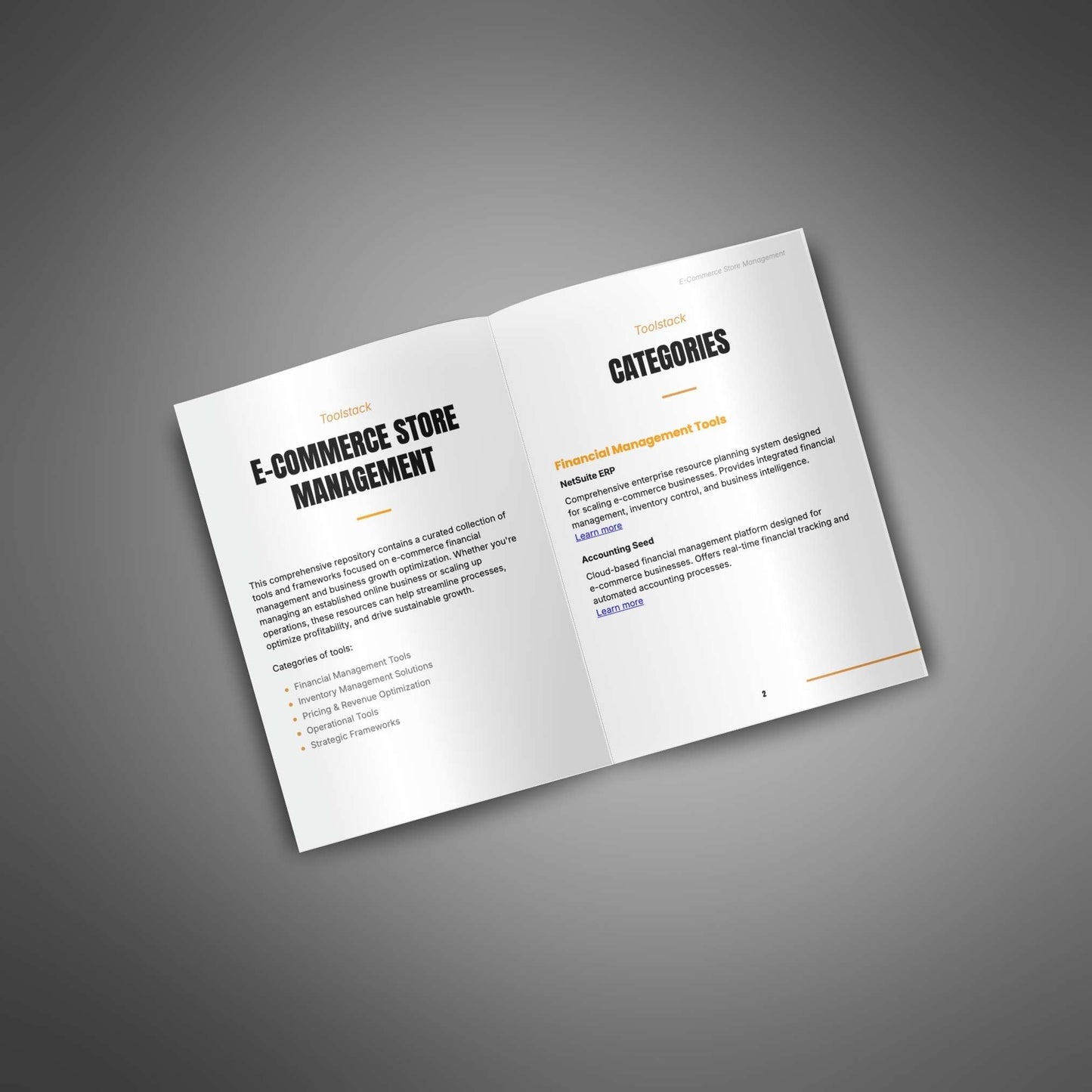 E-Commerce Store Management