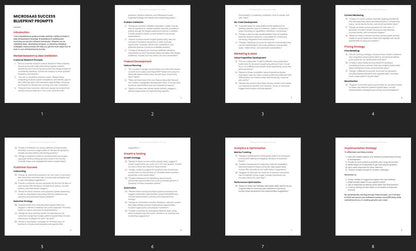 MicroSaas Success Blueprint - Prompts