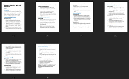 Google Business Profiles - Prompts