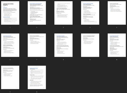 Writing That Sticks - Prompts