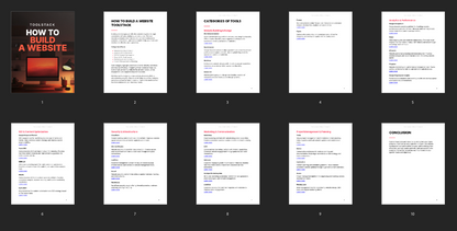 How to Build a Website - Toolstack