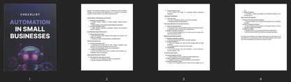 Automation in Small Businesses - Checklist