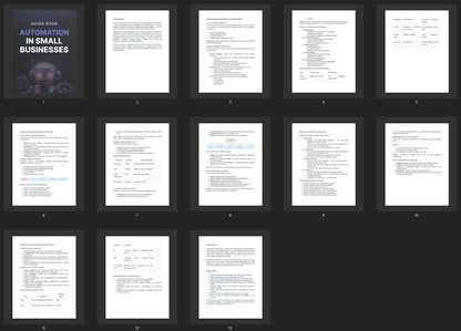Automation in Small Businesses - Guide