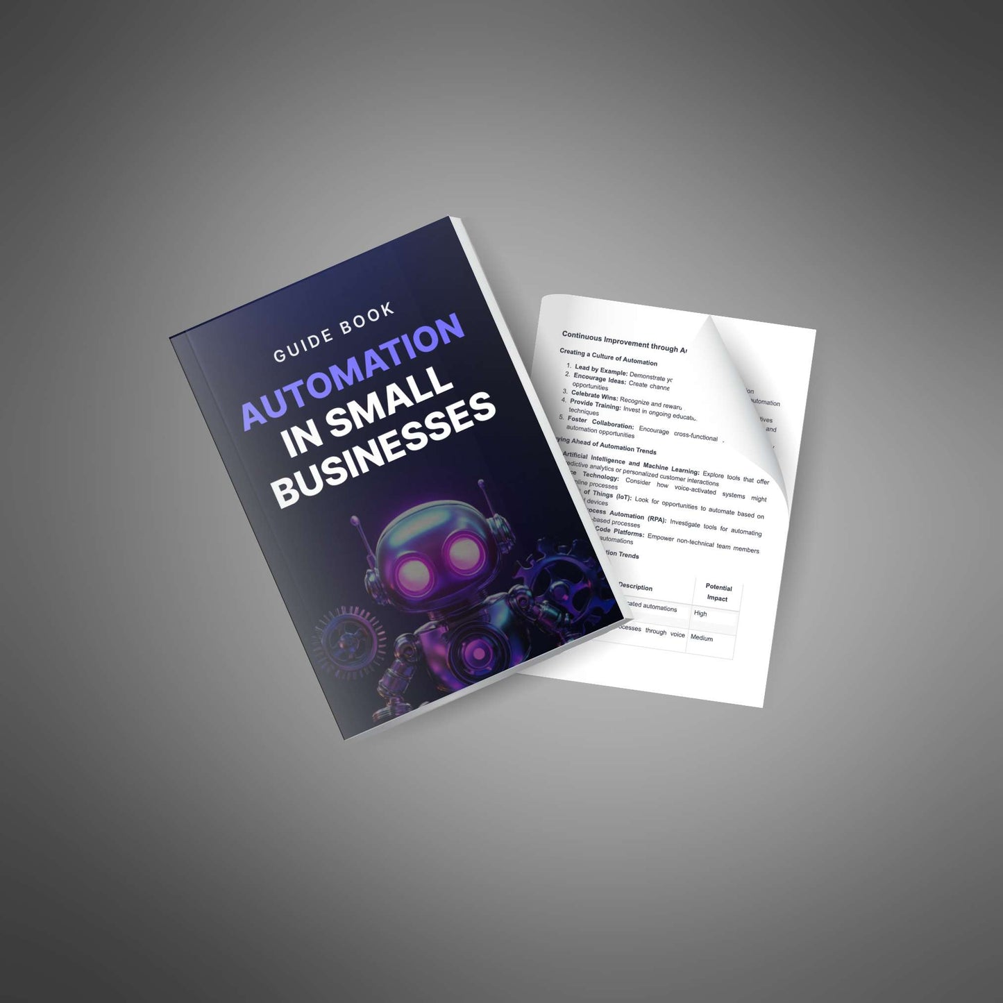Automation in Small Businesses - Guide