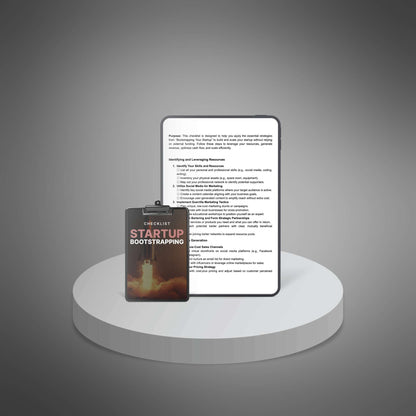 Bootstrapping Your Startup - Checklist