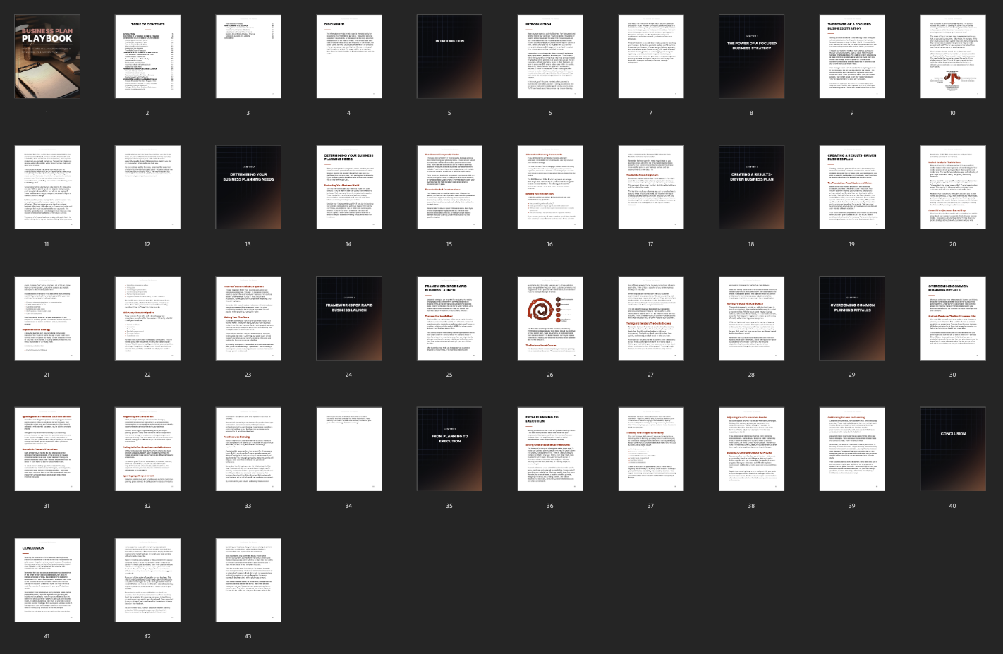 Your Business Plan Playbook - Ebook