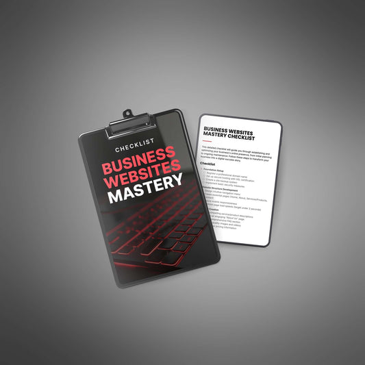 Business Websites Mastery - Checklist